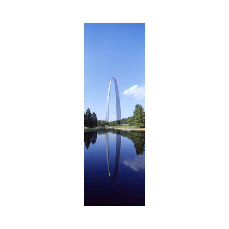 St Louis MO - Wrapped Canvas Print, 30.48 cm H x 91.44 cm W x 3.175 cm D