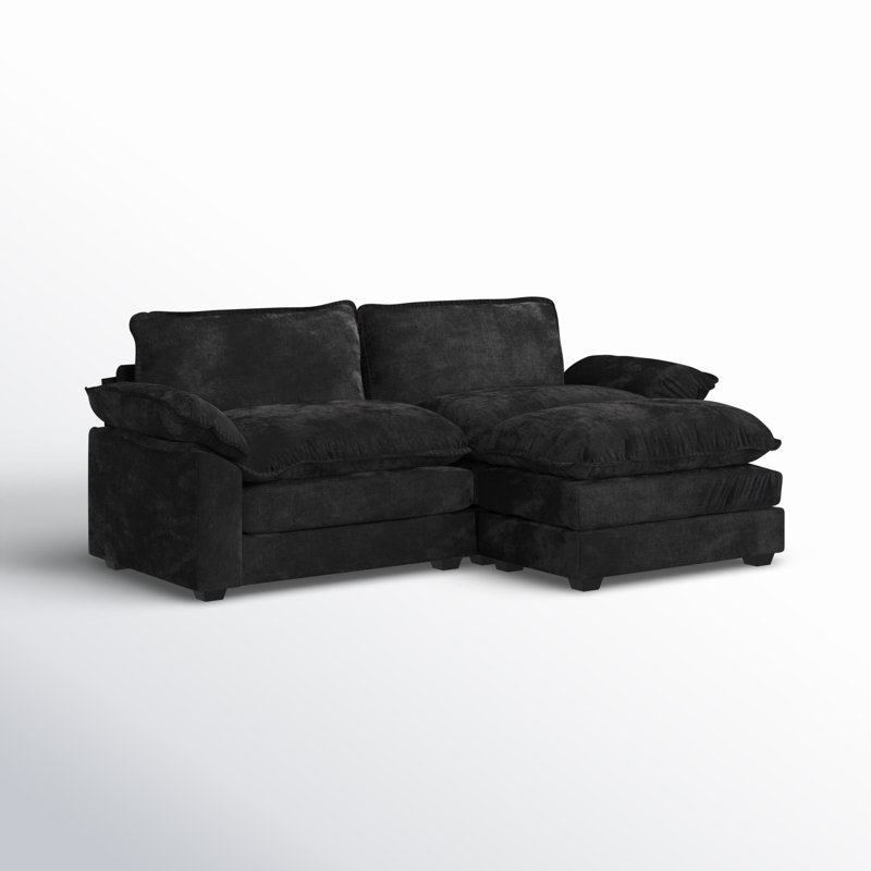 Avrilynn85.4" Loveseats Sofa with Ottoman