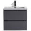 Ensemble de meuble-lavabo simple 24 po Hridhaan-2126665406