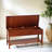 Cherry Wood Shoe Bench With Storage For Entryway And Elegant Design - 35.5"L X 13"W 18"H Attractive In Solid 35.5" 13" 18" Strong-1800660361