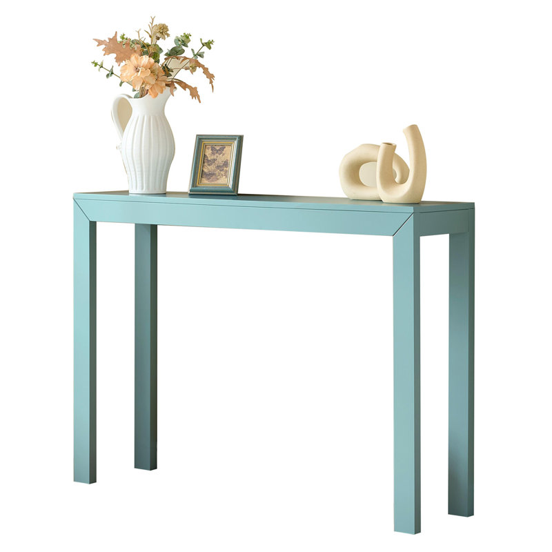 Modern Console Table for Entryway or Living Room, Narrow Sofa Table with Sleek Rectangular Design for Hallway or Behind Couch