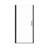 Half-frame Design Aluminum Frame Hinged Shower Door