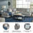 New Britain 110" Wide Sofa & Chaise-48170343