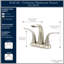 Robinet de salle de bain central avec drain Lulani Kauai-57261301