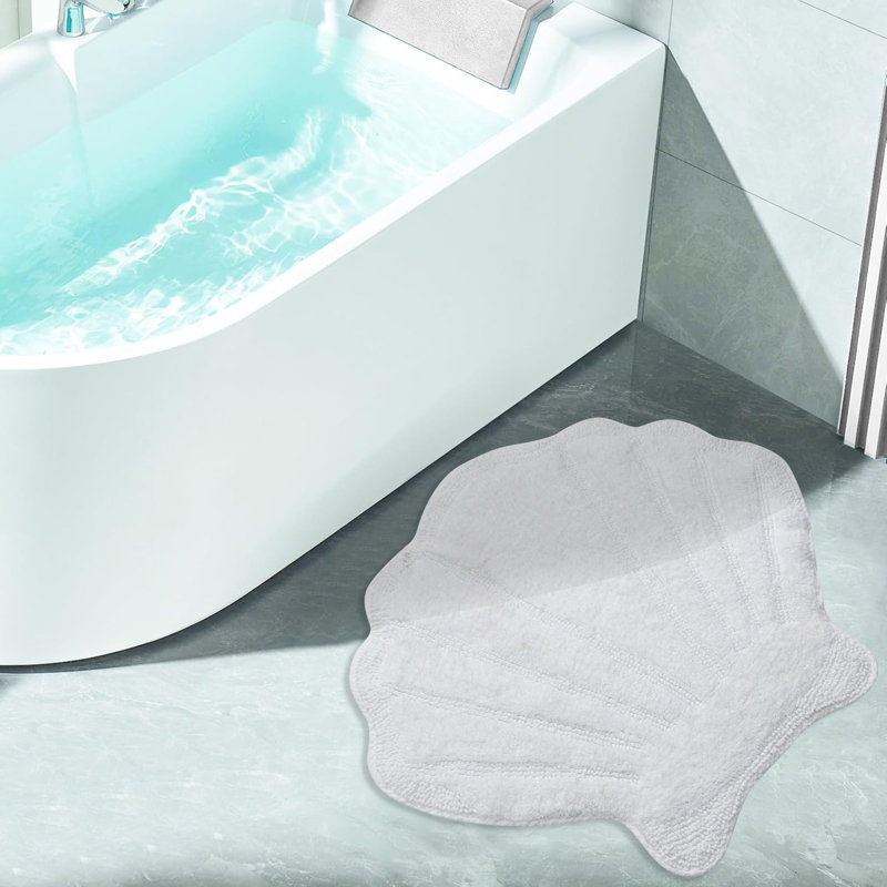 Tapis pour salle de bain Marilyn - 100% coton, ultra moelleux 2200 g / m², tapis de salle de bain réversible - 25 po x 28 po, lavable à la machine Marilyn