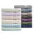 Cotton 6 Piece Bath Towel Set 6-Piece-2134196095