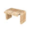 Brea 54'' Writing Desk – Curved Toasted Burl Wood, Modern Sculptural Design-1176977349