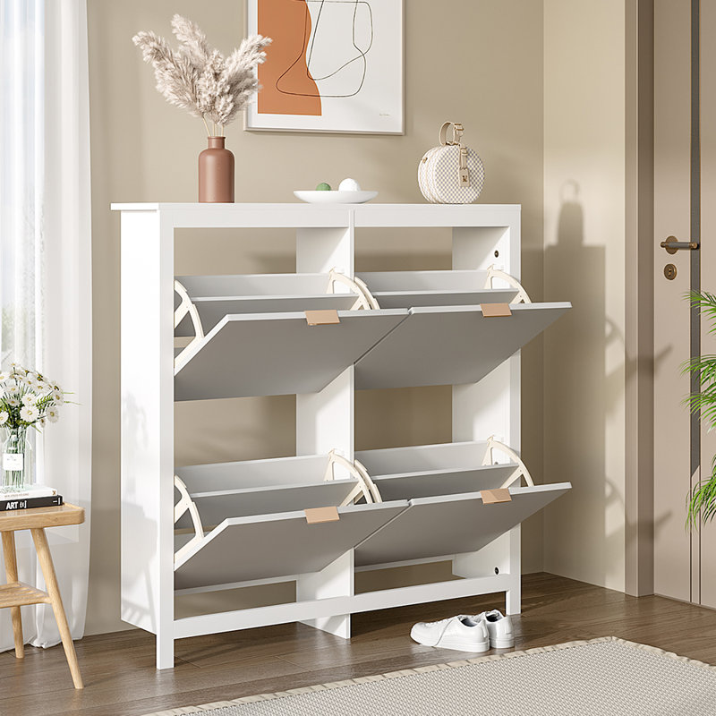 16 Pair Shoe Storage Cabinet