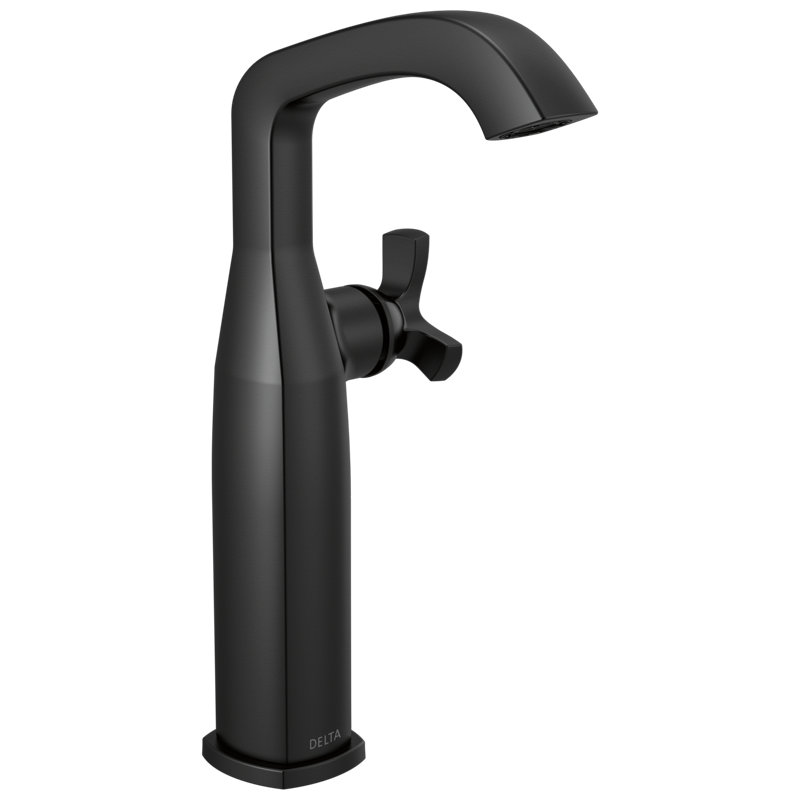 Single Handle Vessel Bathroom Faucet, Lumicoat  Chrome