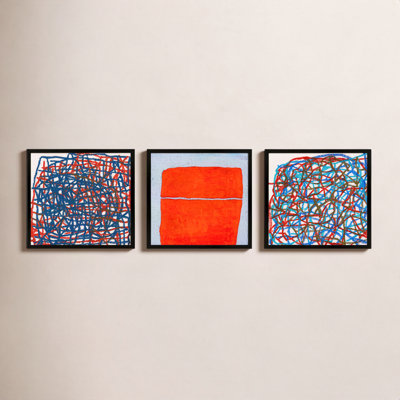 Tangerine. Set Of 3 by Stephanie Dennis