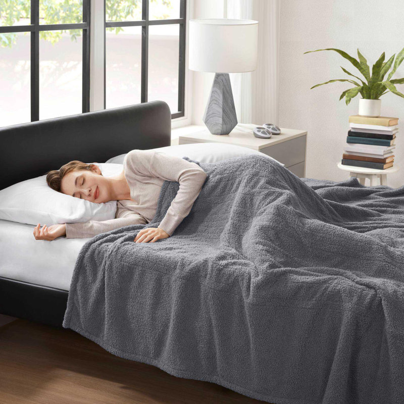 1 PCS Blanket, Gray, Queen