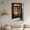 Décoration murale encadrée «Light Up» par Art Remedy, cadre argenté, 30 x 45