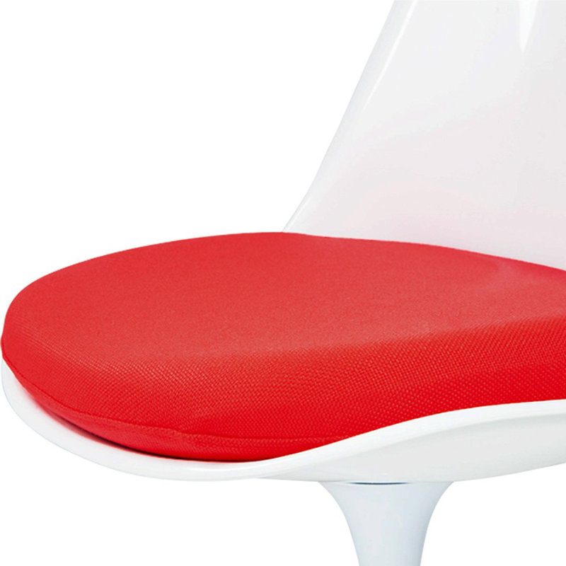 Chaise d'appoint Eltha, Rouge