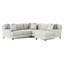 Bernhardt Mila 4-Piece Right Facing Fabric Sectional