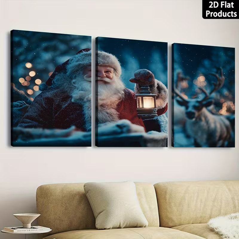 3 Piece Wrapped Canvas Print