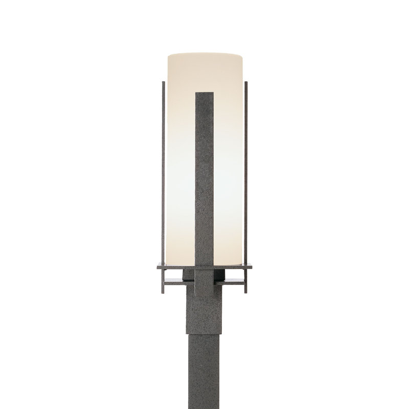 Tête de lanterne verticale verticale 1 lumière, Lron naturel, Opale