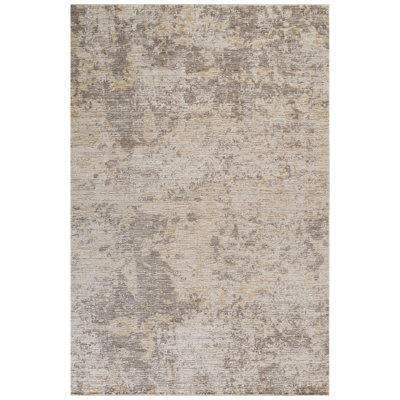 Sealy Easton Modern Abstract Turkish Cream Area Rug, 9' x 12'