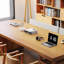 Bureau rectangulaire brun en bois massif-108780806
