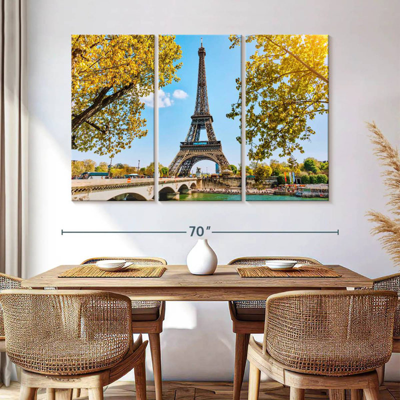 Nicci Paris Eiffel Tower In Spring, 42" H x 65" W