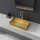 Homary 14.96'' Gold Stainless Steel Rectangular Bathroom Sink | Wayfair