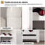 Cabinet/Enclosed Storage Wine Bottle Rack-725950066