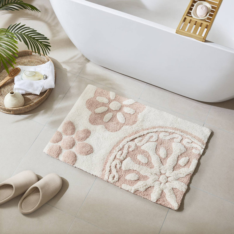 Tapis pour salle de bain Casablanca, Rosé