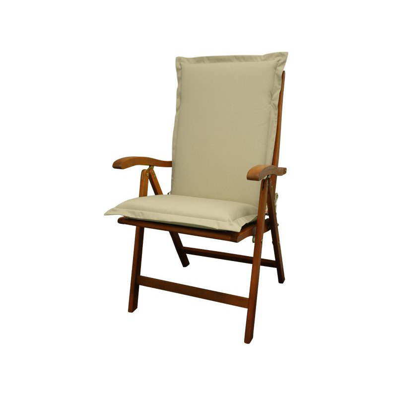 Premium Dining Chair Cushion, Beige, 9cm H x 50cm W x 120cm D