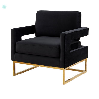 Modern Velvet Accent Chair