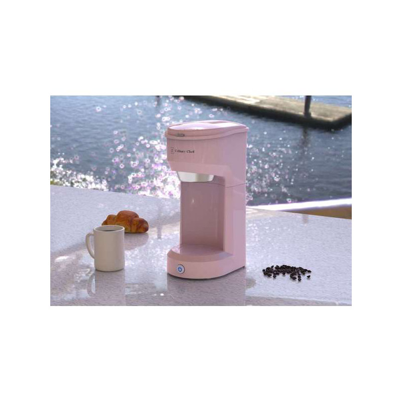 Culinary Chef, Single Cup Coffee Maker, Pink