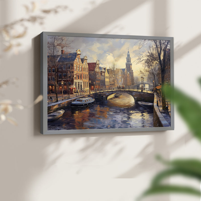 Landscape Series-CLX -Framed Print - Restickable, Grey, 16" H x 20" W