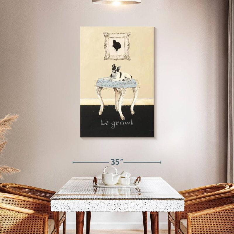 Brampt Le Growl, 45" H x 30" W