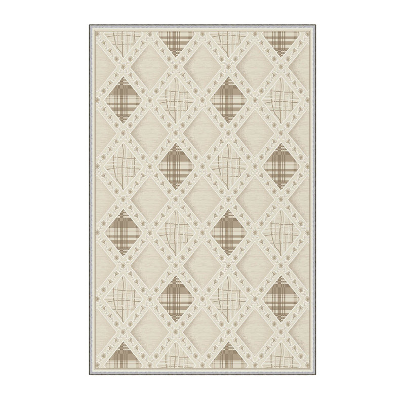 Soft Hall Carpet (2.6 x 4.9 ft), 100% Polyester, 0.3 in Pile Height | Antibacterial, Non-Slip Underside, 650 g/m² | Machine Washable, 3D Digital Print | Perfect for Living Room, Entryway & Bedroom Décor