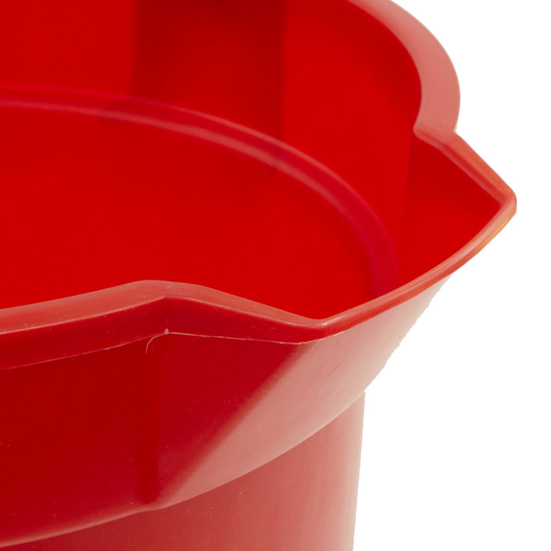 Compartiment de rangement écologique en plastique, Rouge