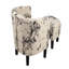 Chaise d'appoint + repose-pieds