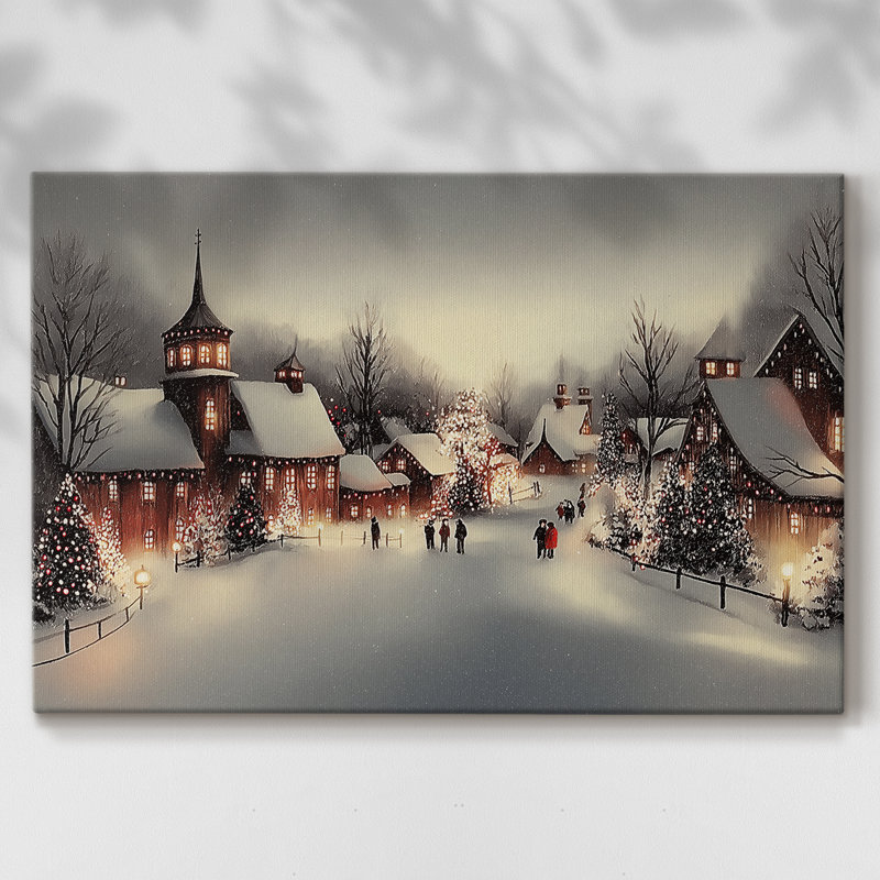 Honeyed Lantern at Eve-Premium Gallery Wrapped Canvas, 18" H x 12" W