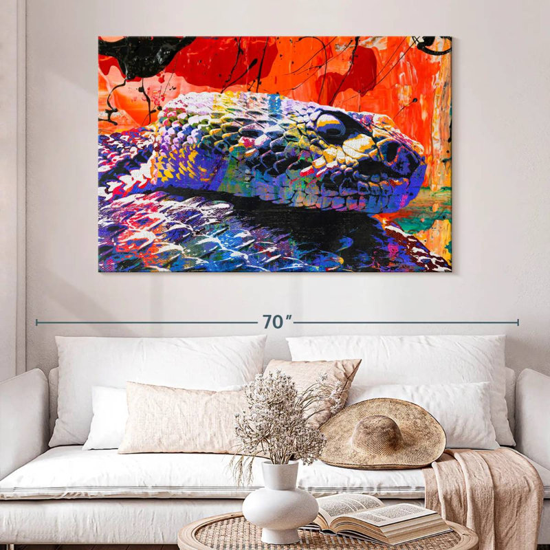 Brampt Western Diamondback, 34" H x 51" W