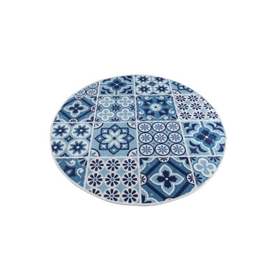Dorene Round 100 cm x 100 cm Patchwork Shag