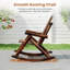 Chaise berçante d'extérieur 2 pièces Adirondack