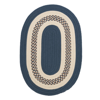 Tapis à bordure bleu Mathyis