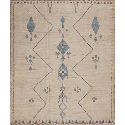 One-of-a-Kind 8'5" X 9'8" Hand Knotted Area Rug