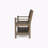 Outdoor Solid Wood Patio Sofa-2115991551