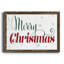 Merry Chistmas - Reproduction d'art textuel sur toile encadrée-1462946269-1462946262
