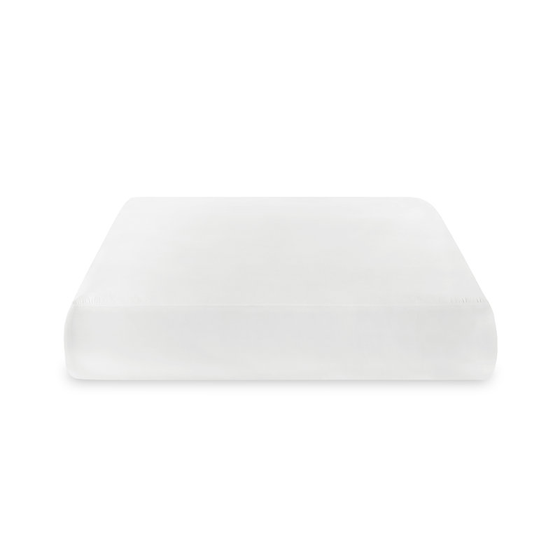 Twin White Polyester Waterproof Mattress Protector