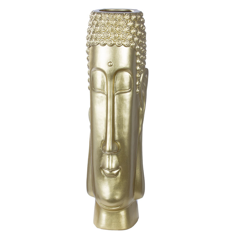 Ceramic / Porcelain Floor Vase, Gold