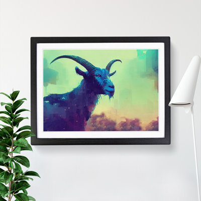 Goat Abstract - Framed Print