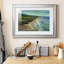 Plage de Montara - Tableau encadré sous verre acrylique, style côtier, pour salon-174850593-174850596