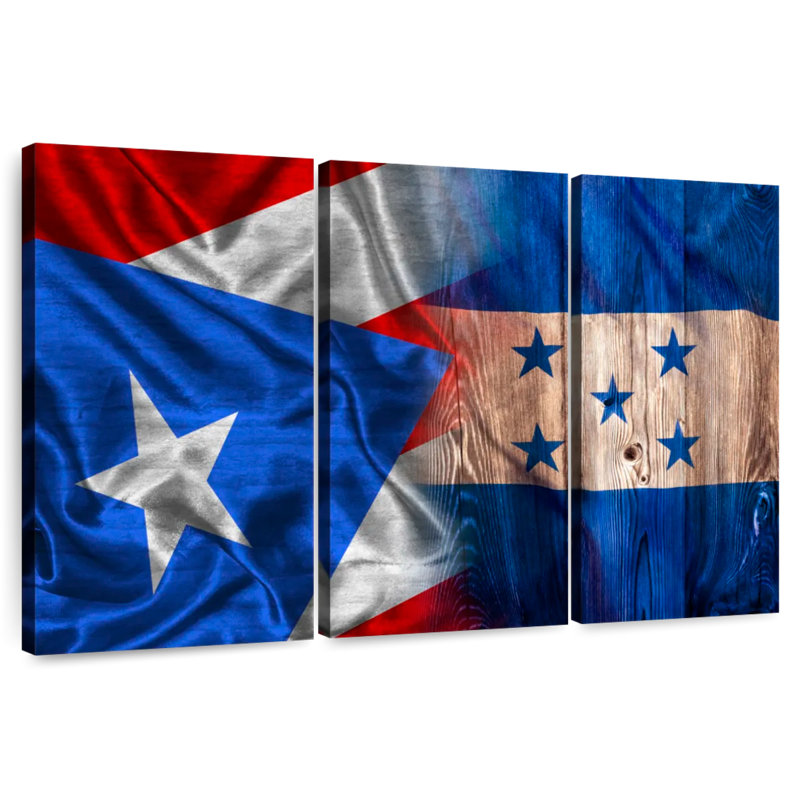 Drapeau de Borges au Honduras et à Porto Rico, H 24 po x l 38 po