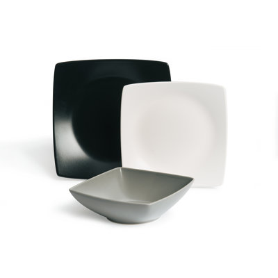 Eclipse 18 Piece Ceramic Dinnerware Set - Service for 6