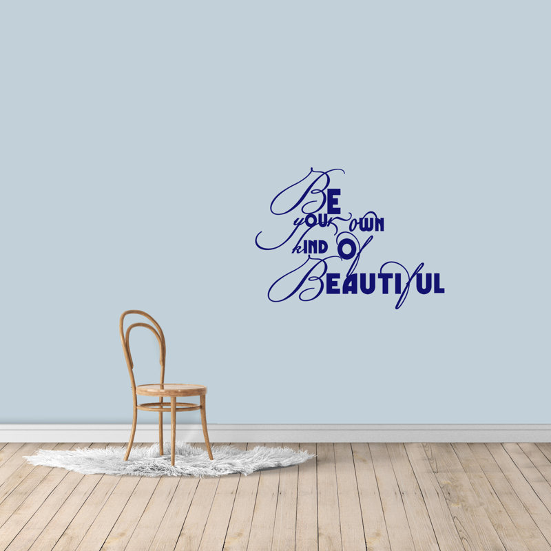 Décalcomanie murale en votre genre, Bleu marine