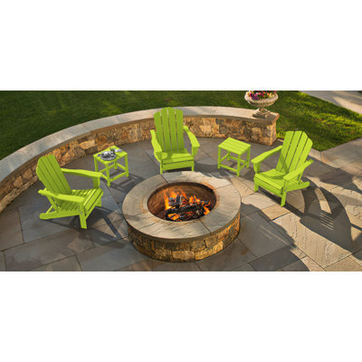 Wolak Foldable Outdoor Adirondack Chair